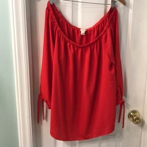 Off the shoulders blouse